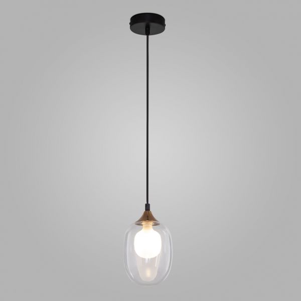 Pendant lamp with glass shades 70216/1 brass